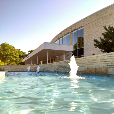 Garvey Fine Arts Center Entrance Fountain