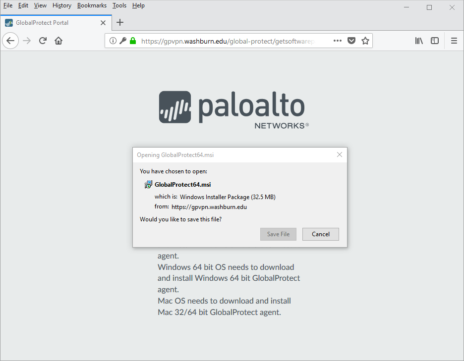 paloalto download save 