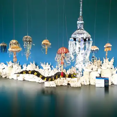 sculpture of Sea Jelly Bloom