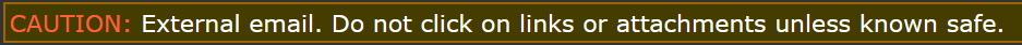This email originated from outside of the Washburn email domain. Do not click links or open attachments unless you recognize the sender and know the content is safe.